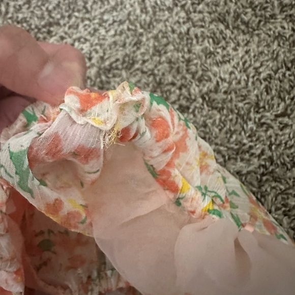 Anthropologie Pink Floral Maxi Dress - Picture 14 of 16